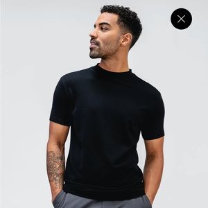 Ministry of Supply, Atlas High Crew Tee, Black, M